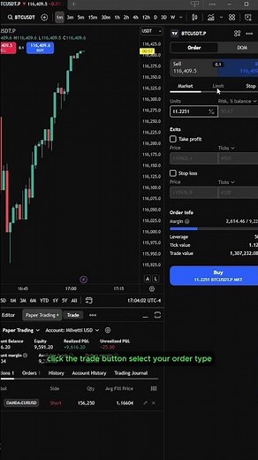 Tradingview Paper Trading Tutorial 2025 #tradingview