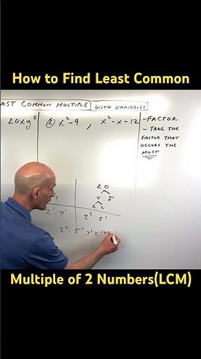 Find the Least Common Multiple of 2 Numbers (LCM)