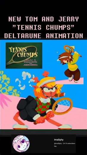 NEW DELTARUNE TENNIS CHUMPS ANIMATION #deltarune #undertale #tobyfox #gaster #sans #meme #animation