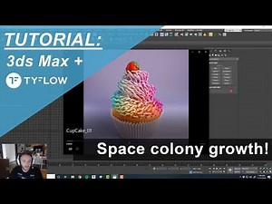 3ds Max + Tyflow TUTORIAL: Space Colonization Growth
