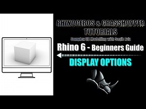 Rhinoceros 6 Tutorial I Rhino Interface Display Options I Beginners Guide I Quick Tipp I Beginner