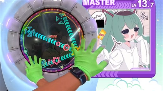 【第一人称舞萌】杂鱼~♡杂鱼~❤/雌小鬼みむかｩわナイストライ紫谱13.7sss+第一视角maimai手元