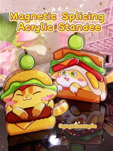 Custom Borderless Magnetic Acrylic Standee Designs