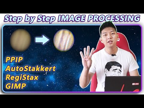 PLANET IMAGE PROCESSING dengan PIPP, AUTOSTAKKERT, REGISTAX, & GIMP
