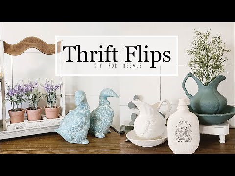 Thrift Flips • Painting Techniques • White Wax • Baking Soda • DIY for Resale
