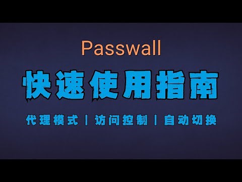 「#31」看完视频都会用！Openwrt Passwall 科学上网插件保姆级教程 ｜口碑好、易上手、性能强软路由插件 Passwall 设置教程