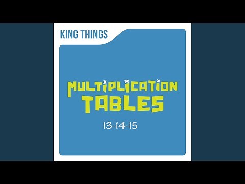 Multiplication Tables 13-14-15