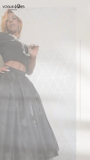 It's Fashion Friday!  New Arrival!! This bold tulle shirt is a...