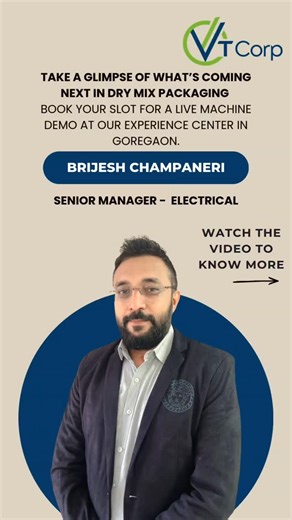 VT Corp is proud to mark its presence at Drycotec 2026, where we will unveil breakthrough advancements in modern packing technology for the dry mix industry, reinforcing our commitment to precision, performance, and innovation. 📍 We also invite you to schedule a visit to our Experience Center in Goregaon for a live machine demonstration and gain first-hand insight into our technology in operation. . . #VTCorp #Drycotec2026 #DryMixIndustry #PackingTechnology #PackagingInnovation WeighingSolution