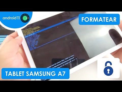 Formatear Tablet Samsung Galaxy Tab A7 | Android 11