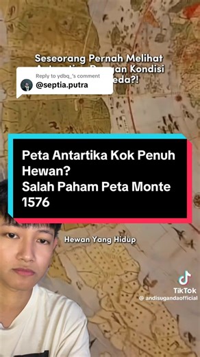 Salah Paham Peta Monte: Hewan di Antartika 1587