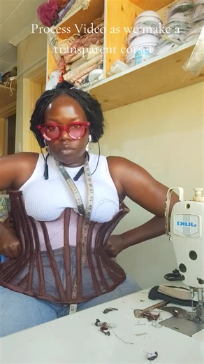 Custom-Made Transparent Corset Creation Process