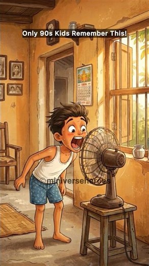Only 90s Kids Will Understand This 😂 | Table Fan Ahhhh Sound