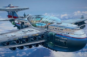 Inside giant nuclear-powered flying hotel that can stay airborne for YEARS