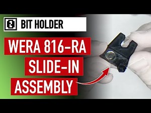 Magnetic Bit Holder - Wera 816 RA slide-in assembly