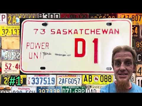 Counting my License plate collection #1