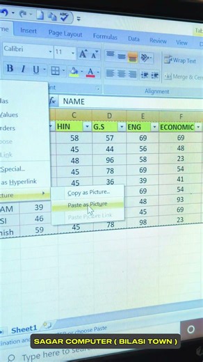 Table to picture... Ms Excel tips and tricks