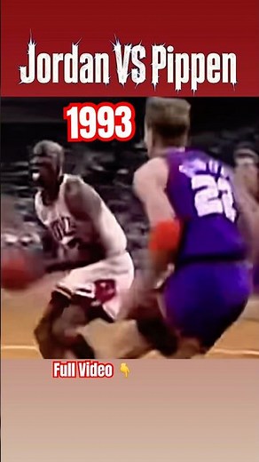 Jordan VS Pippen 1993 NBA Finals Highlights