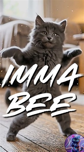 This Kitten Thinks She's a Bee 😂 | Imma Bee AI Dance Cover