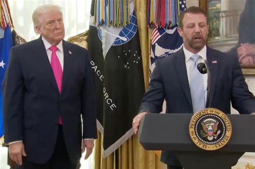 Trump's hand 'like a balloon' and face drooping with fears he 'knows body failing'