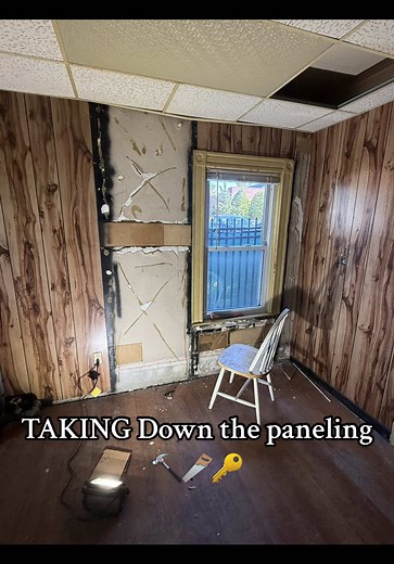 Home Renovation: Removing Paneling and Drop Ceiling