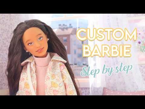 Ooak custom BARBIE extra doll by Nerea Pozo Custom repaint doll