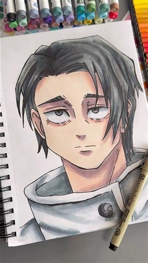 Drawing Yuta Okkotsu from Jujutsu Kaisen | #shorts #jujutsukaisen #yuta