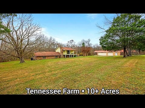Tennessee Acreage Home For Sale | $349k | 10+ Acres | Tennessee Affordable Farms For Sale