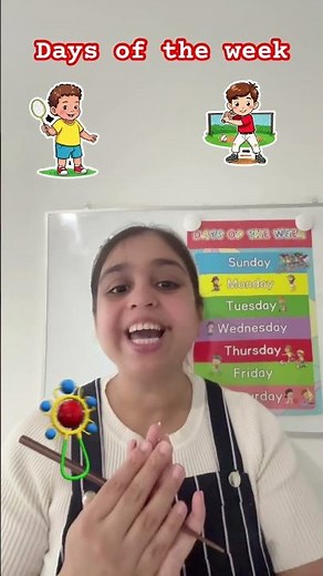 Days of the Week for Kids 🗓️ | Learn Week Names | Fun & Easy English Short