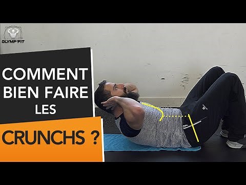 Le CRUNCH : un exercice très mal fait ! Apprenez à bien faire vos abdos !