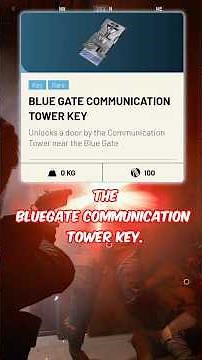 ARC Raiders - Blue Gate Communication Tower Key FULL Location & Loot Guide