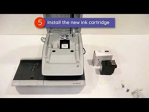 iX 3 Quadient mailing System – Ink cartridge replacement