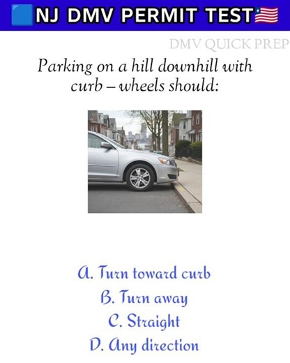 #89 NJ Permit Test Nightmare 😬 One Question Destroys Everything | DMV Quick Prep #shorts‎