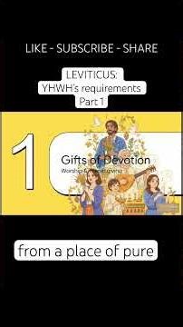 5 Sacred Offerings Explained: Burnt, Meat, Peace & Sin. Part 1 #Shorts #BibleStudy #worldnews #truth