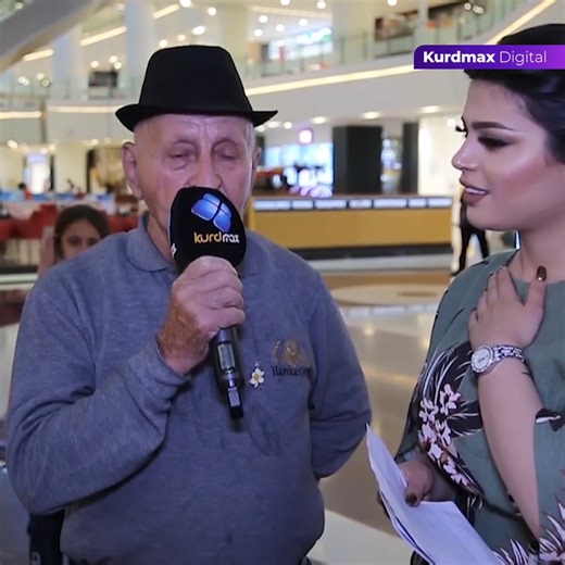 پیاوێکی بە تەمەن گۆرانییەکی عەینەدین دەڵێتەوە | Kurdmax