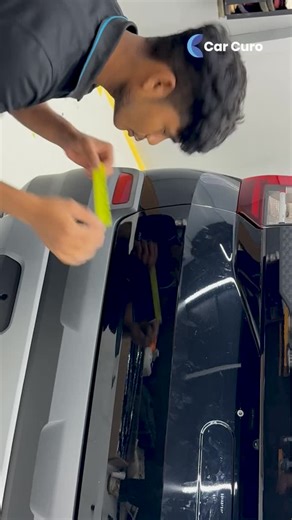 Car Curo - Detailing Studio on Instagram: "KYLAQ Logo Application ✅ #ppf #cardetailing #autodetailing #reels #explorar"