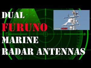 Dual Furuno Marine Radar Antennas
