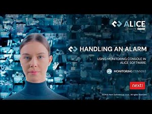 ALICE TUTORIAL: Handling an alarm (Monitoring Console) #001