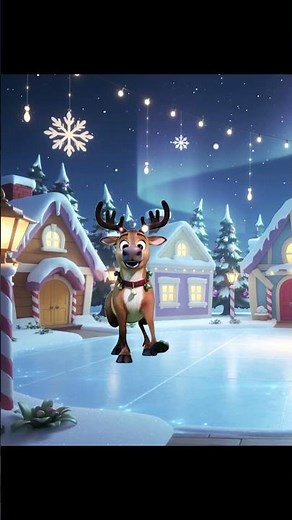Reindeer Freeze Dance! Can You Hold It? 🧊