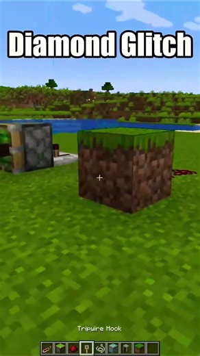 Minecraft Diamond Glitch💀 #minecraft #shorts #gaming