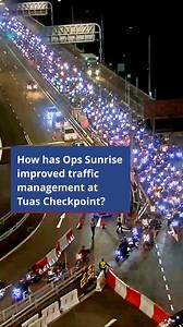 15K views · 323 reactions | Watch the exclusive interview with Team Charlie of Tuas Checkpoint on how they conceptualised and execute Operation Sunrise to alleviate traffic congestion during morning arrival peak hours. #SecureBordersSafeSG #GuardiansOfOurBorders | Immigration & Checkpoints Authority | Facebook