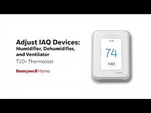 Adjust IAQ Devices | T10+ Thermostat
