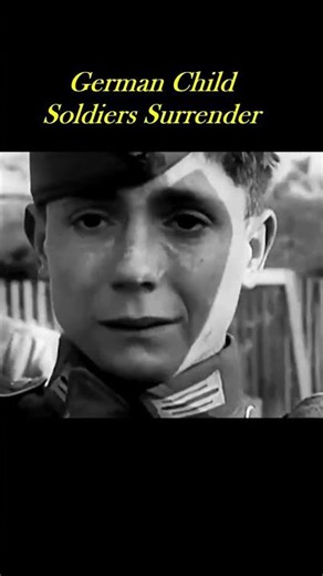 German Child Soldiers Surrender End of World War II in Europe