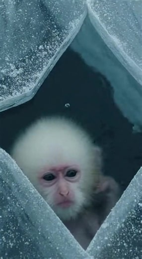 The man save baby monkeys #ai #monkeys #Monkeyvideo
