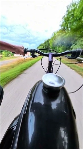Top Speed Menace 85cc motorised bike #demonbike #technologia #2stroke #reel #bikeride #Shorts