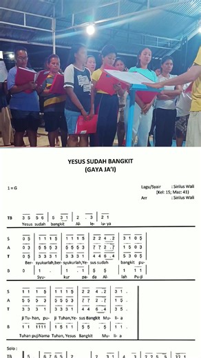 Yesus sudah bangkit gaya jai part 1 Ini lagu Komuni dapat dipakai selama masa paskah, kami ambil lagu ini untuk jadi lagu komunikasi untuk misa minggu kerahiman di Rotat Apakah gaya menyanyi kami sudah sesuai dengan hentakan kaki, tangan versi orang Bajawa yang sedang menari ja'i? Bisa komen dlu ya guys #partitur #tekslagu #tekskoor #paduansuara #paskah
