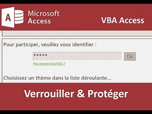 Verrouiller et protéger une base de données Access