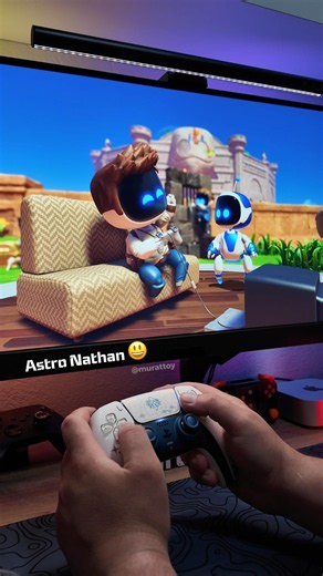 Nathan Drake but mini. :) #astrobot #uncharted #nathandrake #ps5