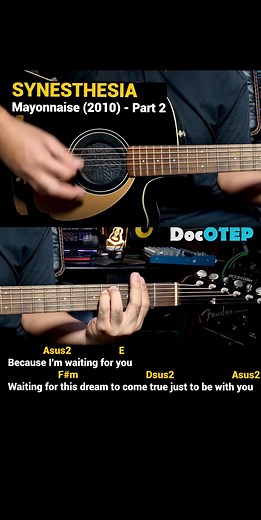 28K views · 386 reactions | Synesthesia - Mayonnaise (2010) Easy Guitar Chords Tutorial with Lyrics Part 2 REELS  #DocOtepGuitarTutorial | Doc OTEP Studio | Facebook