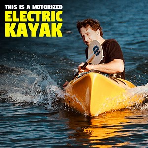 This Motorized Electric Kayak is Awesome! Read More ➡ https://bit.ly/ElectricKayak | Thesuperboo | Facebook